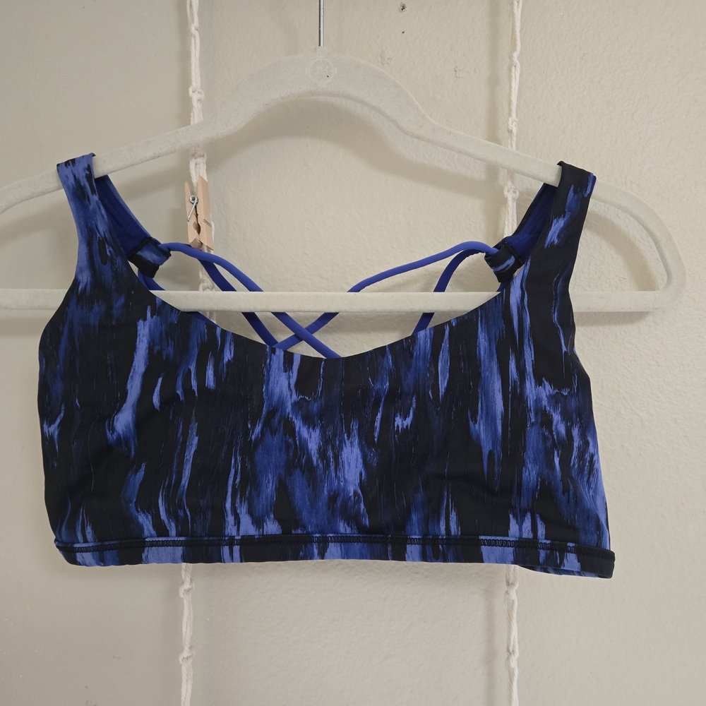 lululemon athletica Blue Patterned Bra - Picture 2 of 6